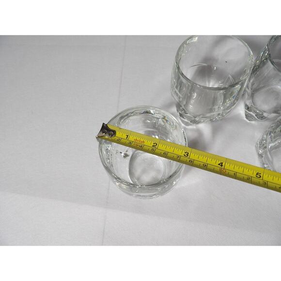 Libbey Duratuff Quantum 8 Oz Glasses Double Old Fashioned 15694 Square Base (4) - Picture 6 of 7